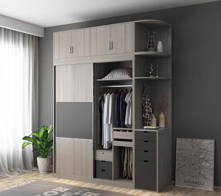 giá tủ quần áo gỗ công nghiệp