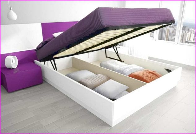 Mẫu giường đẹp thông minh giúp bạn tiết kiệm được kha khá diện tích