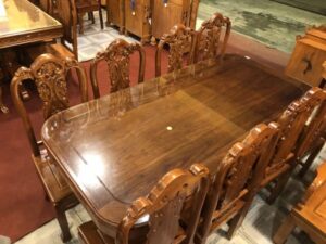 giá bộ bàn ăn bằng gỗ hương bền đẹp trung bình thị trường tp hcm