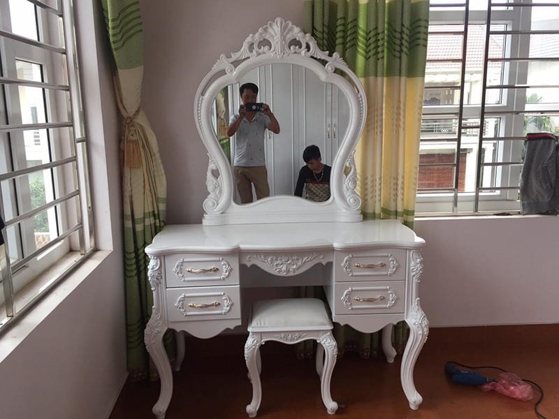 50 mẫu bàn trang điểm tân cổ điển cao cấp, đẹp kinh điển
