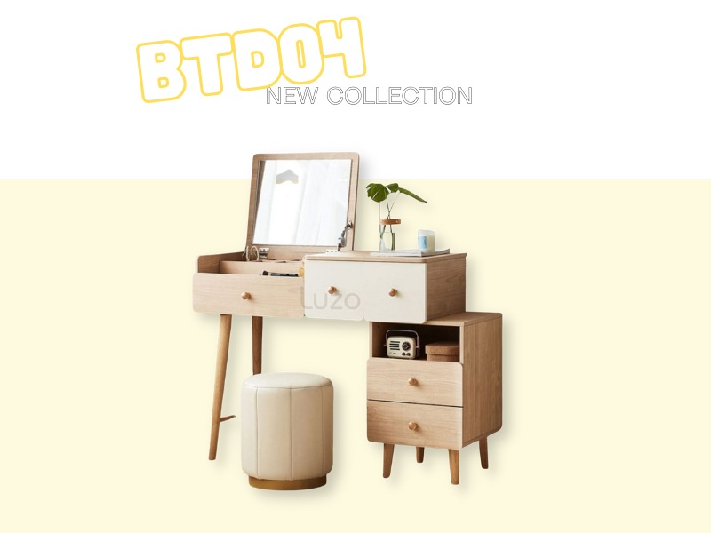 Bàn trang điểm gỗ đẹp BTD4