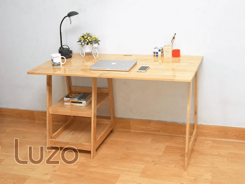 Mẫu bàn làm việc bằng gỗ Spider Desk