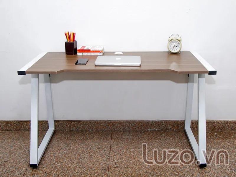 ban vi tinh mini go mdf happy life desk Bàn vi tính mini gỗ MDF Happy Life Desk