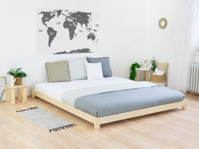 giường gỗ tự nhiên cao cấp kiểu Nhật Bản
