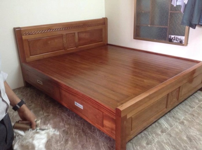 giường gỗ xoan đào giá bao nhiêu