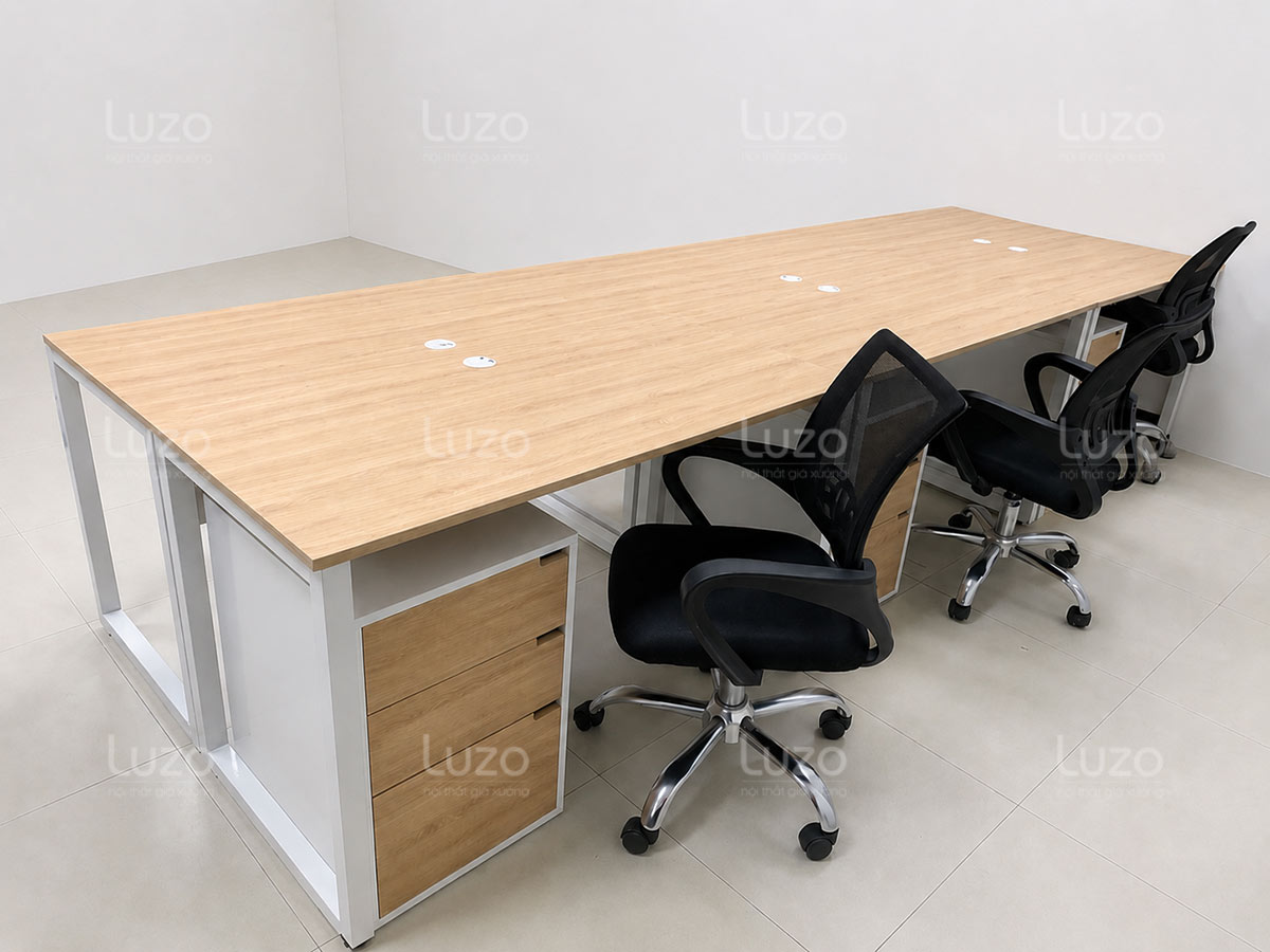 Cụm bàn làm việc văn phòng 6 người CVP67