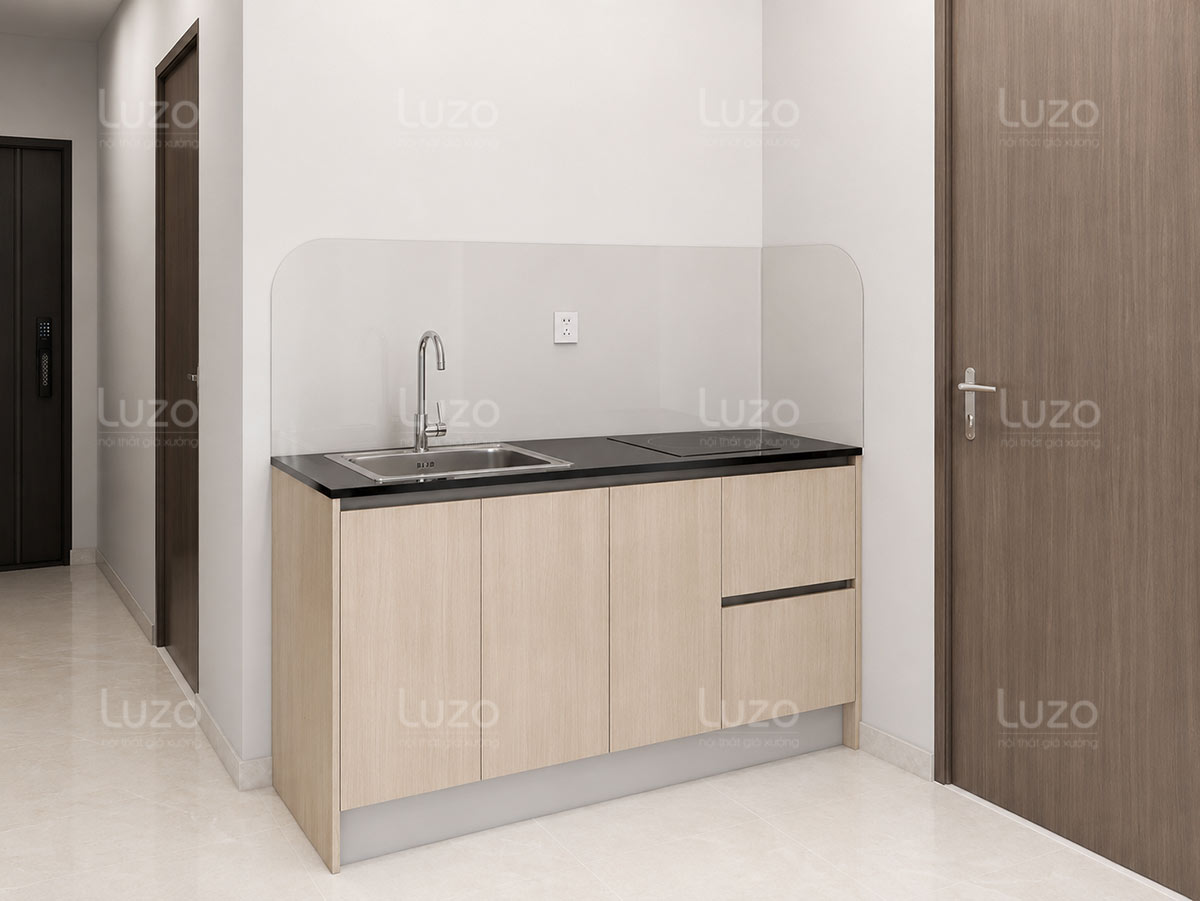 Tủ bếp dưới nhỏ gọn mẫu TB1
