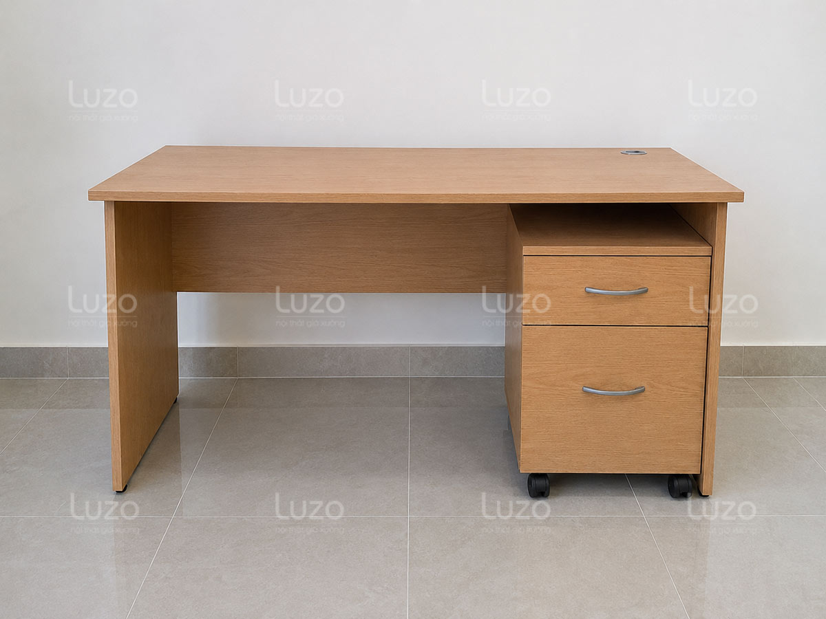Bàn làm việc đơn dành cho nhân viên văn phòng BNV3