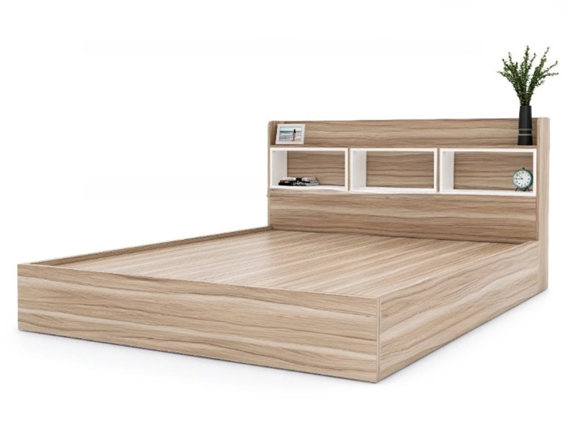 Giường ngủ gỗ công nghiệp hiện đại M29 Luzo Home