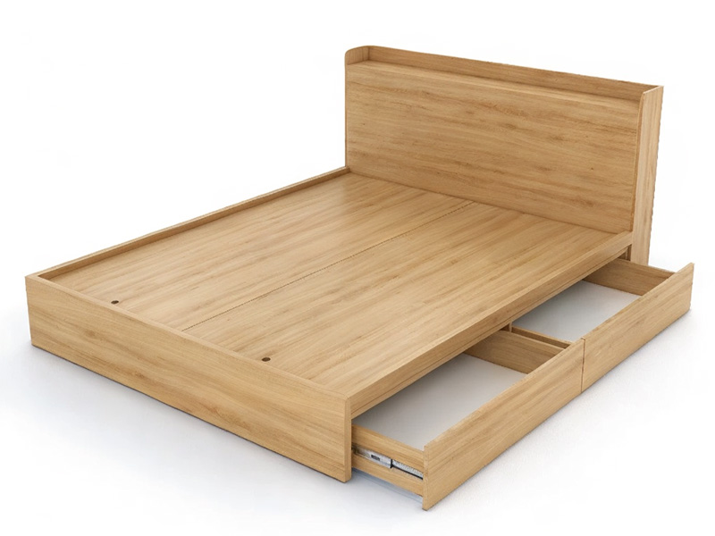 Giường ngủ gỗ hiện đại M28 Luzo Home