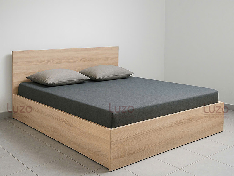 Giường ngủ gỗ MDF lõi xanh chống ẩm M35 Luzo Home