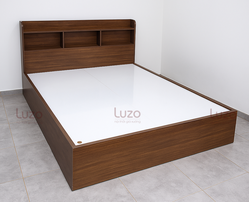 Giường ngủ có kệ đầu giường M46 Luzo Home