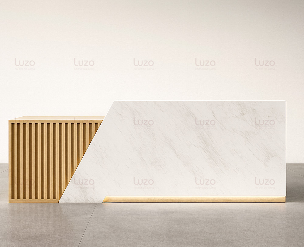 Quầy lễ tân đẹp giá tốt QLT19 Luzo Home