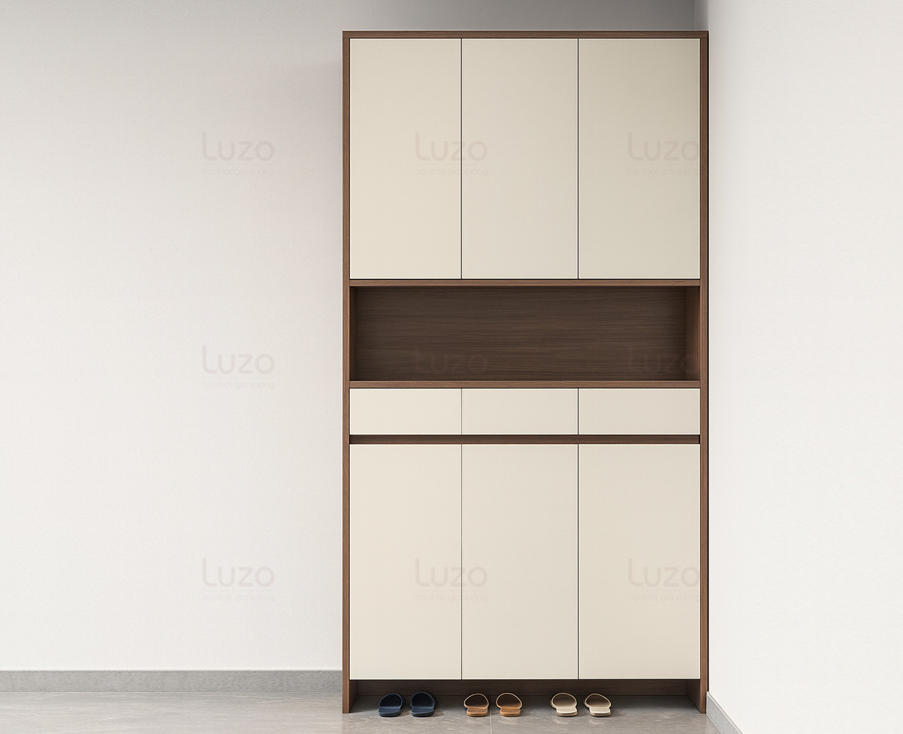 Tủ giày cao cấp gỗ chống ẩm M33 Luzo Home