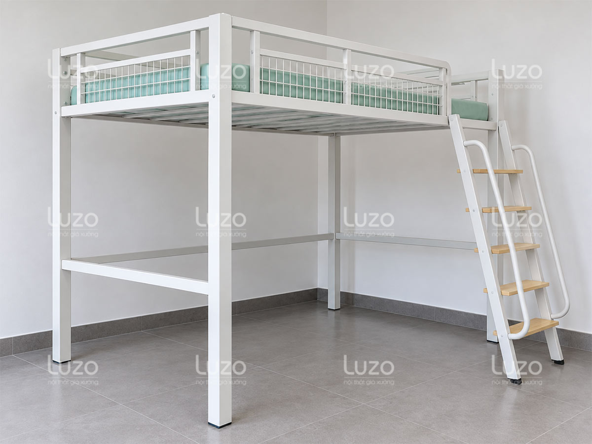 Giường tầng sắt phòng nhỏ GT35 tiết kiệm không gian
