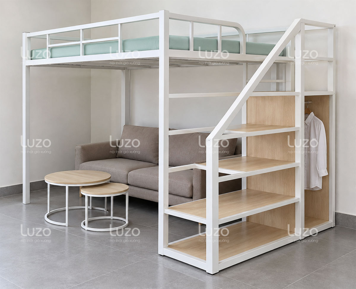 Giường tầng thông minh GT37 tối ưu không gian cho nhà nhỏ