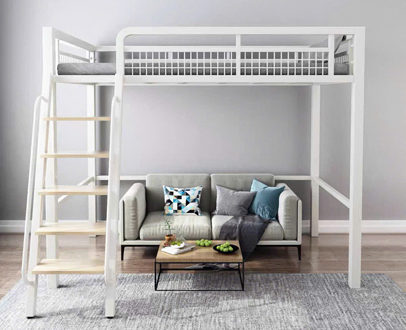 Giường tầng sắt phòng nhỏ GT35 tối ưu diện tích cho căn hộ mini