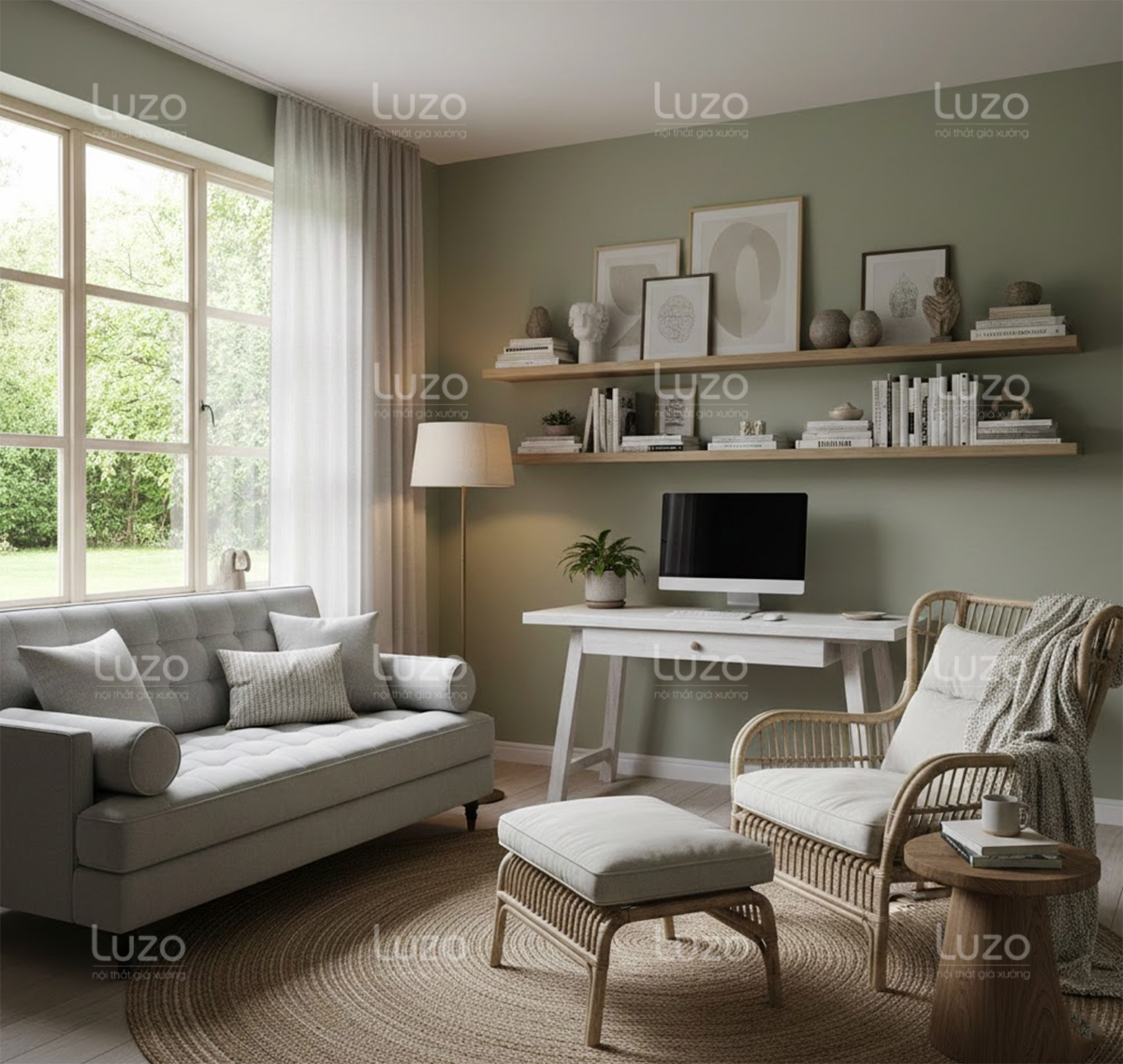 phòng làm việc homeoffice thiết kế phòng làm việc đẹp