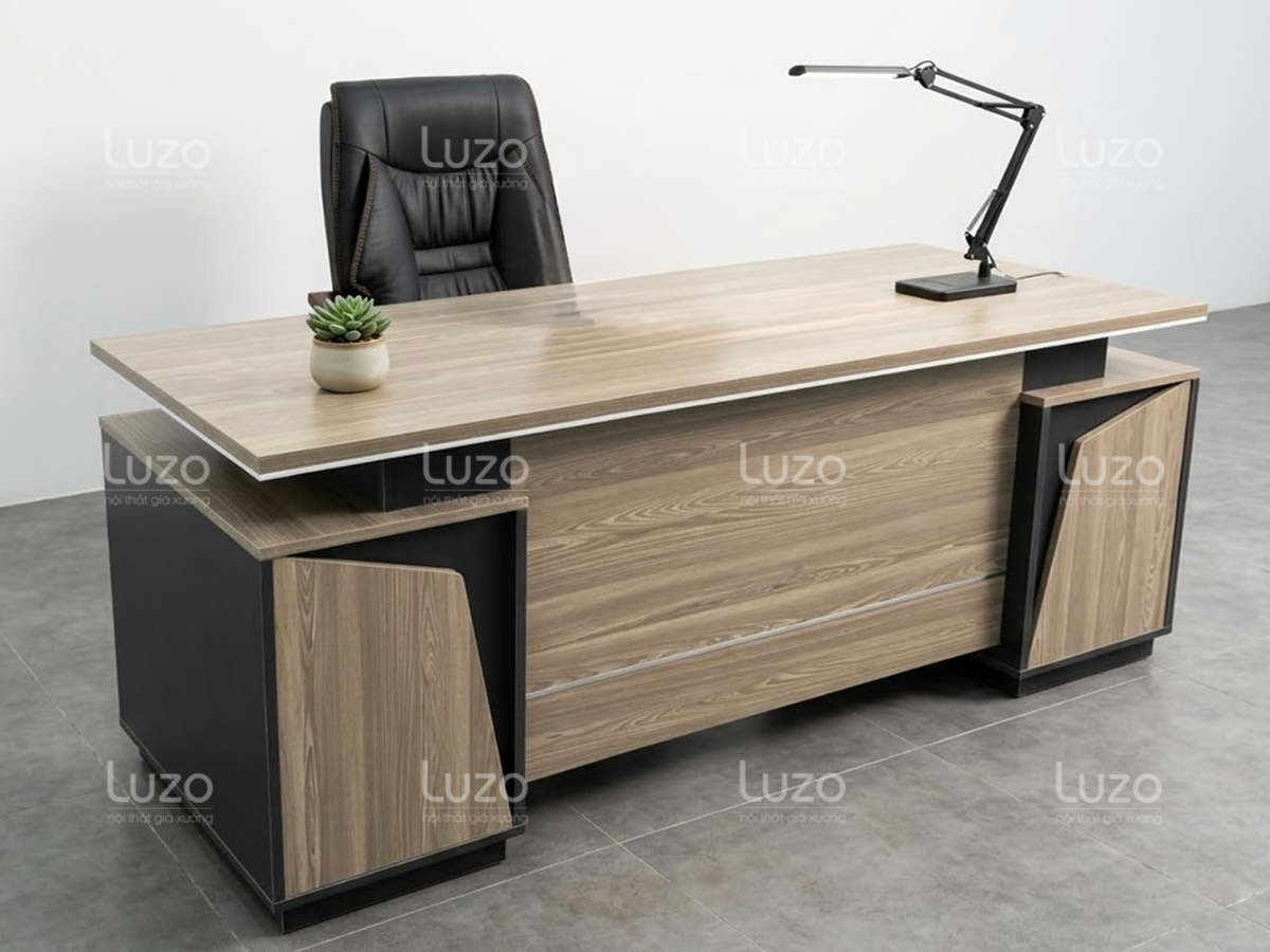 Bàn quản lý Boss Desk 32 thiết kế chuyên nghiệp Luzo Home