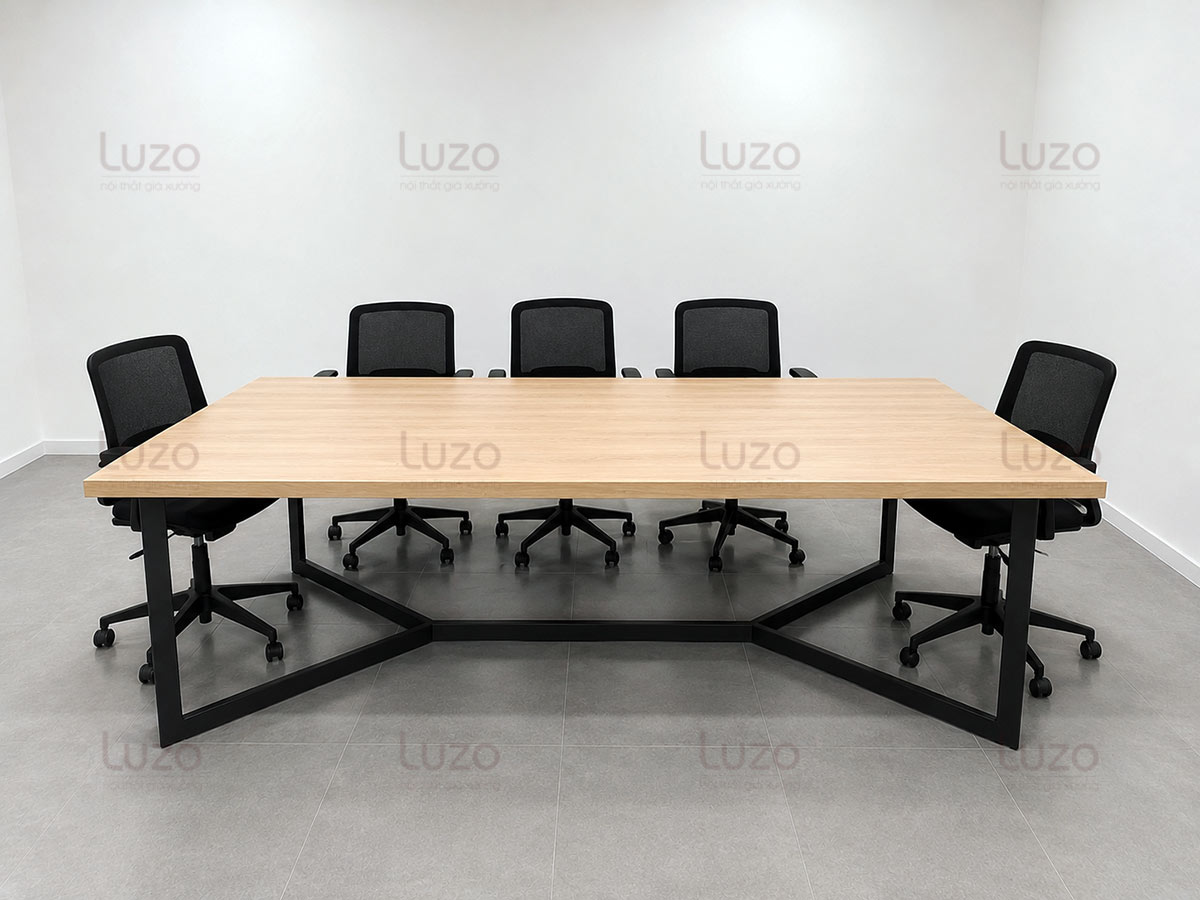 Bàn họp chân sắt hiện đại MT15 Luzo Home