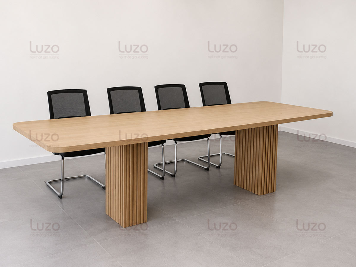 Bàn họp đẹp MT20 Luzo Home – Thiết kế tối giản cho phòng họp hiện đại