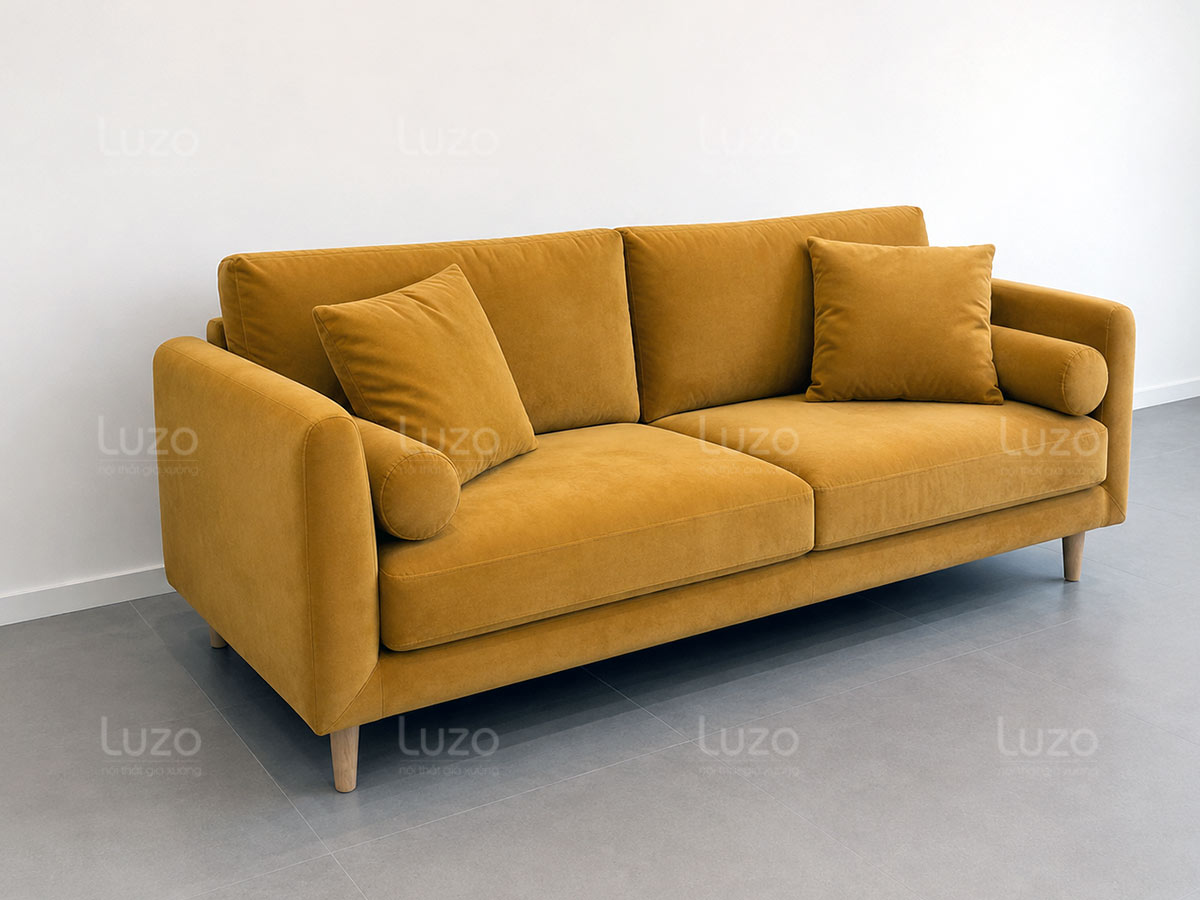 Ghế Sofa Văng Chữ I SF-i10 Nỉ Cao Cấp D40 Chống Xẹp