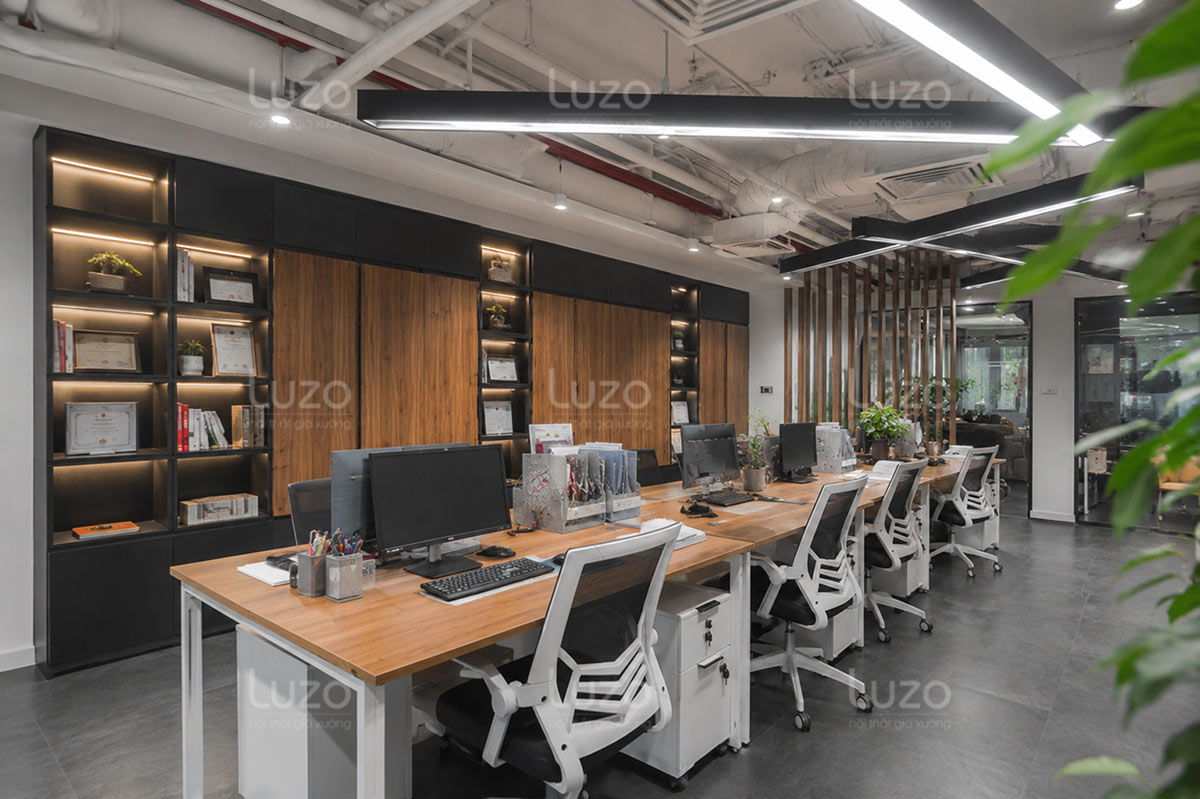 Không gian làm việc sáng tạo tại văn phòng agency marketing