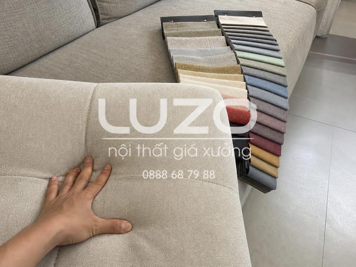 Kiểm tra đệm và chọn chất liệu bọc ghế sofa