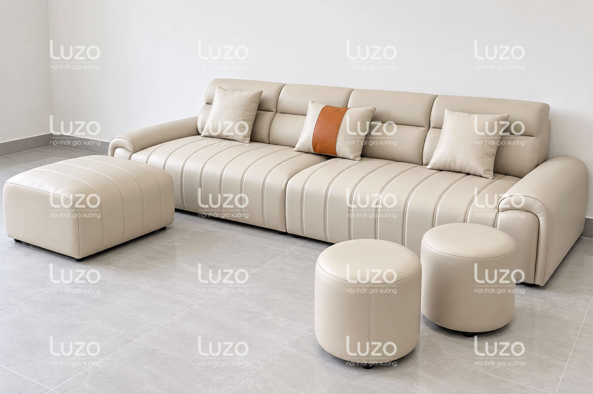 Bộ sofa phòng khách hiện đại Luzo Home SF-i18