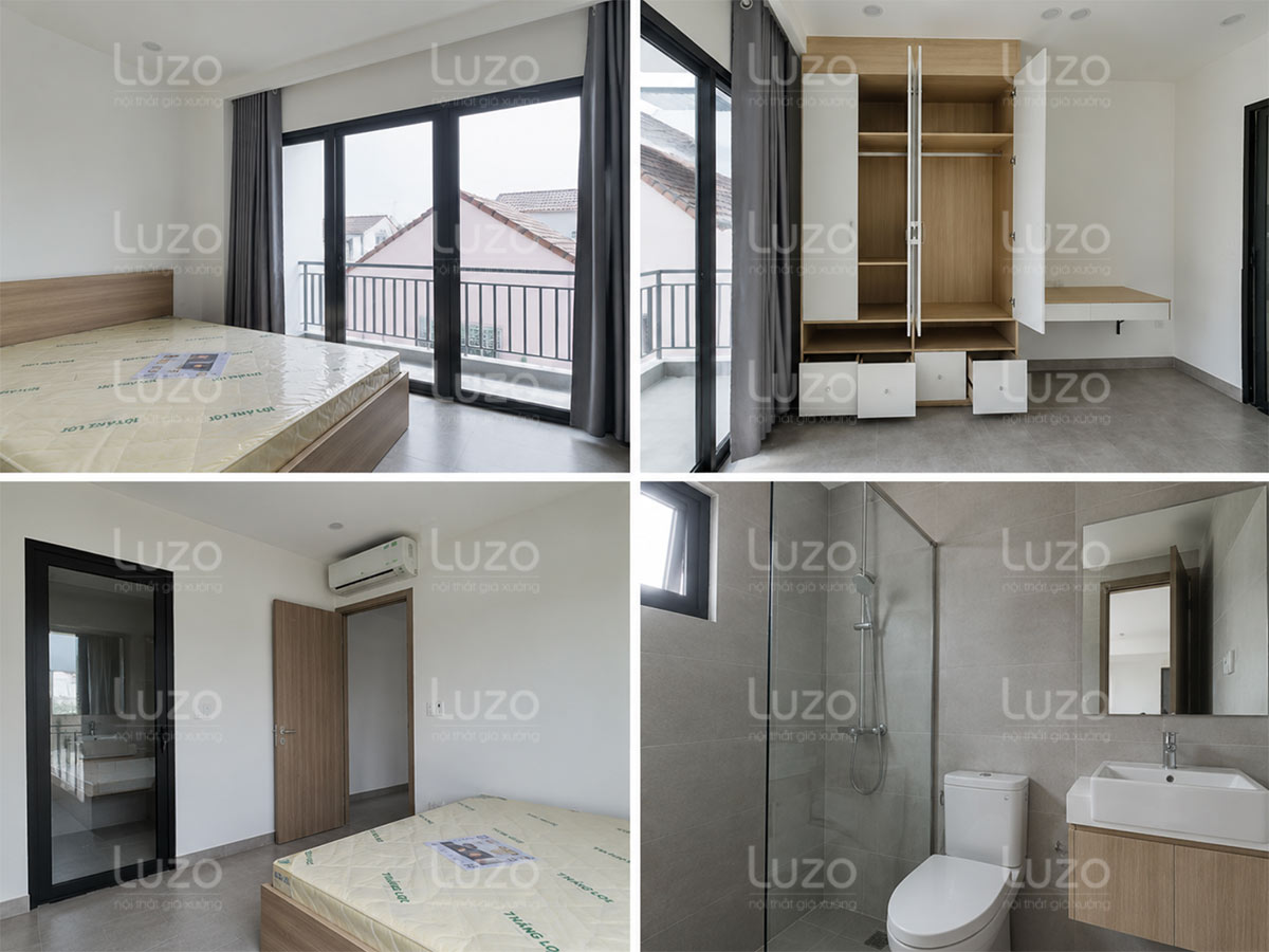 hệ nội thất căn hộ được sản xuất đồng bộ bởi Luzo