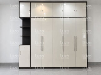 Tủ quần áo chống ẩm LZW107 Luzo Home nhìn từ mặt ngoài